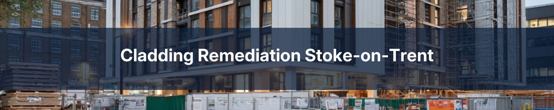 cladding remediation Stoke-on-Trent